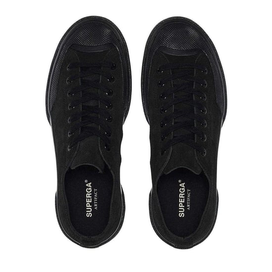 Superga Dames/Dames Flesh Out Suede Work Trainers (Volledig zwart) - Image 3