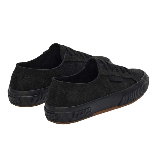 Superga Dames Flesh Out Suède Sneakers (Volledig Zwart) - Image 2