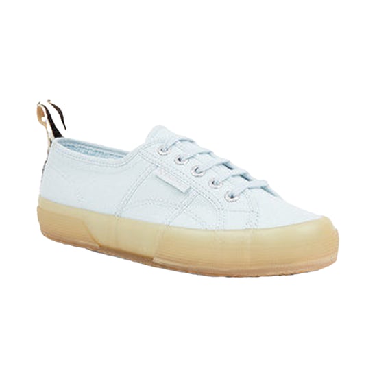 Superga Unisex 2750 Cotu Zebra Print Trainers voor volwassenen (Lichtblauw) - Image 1