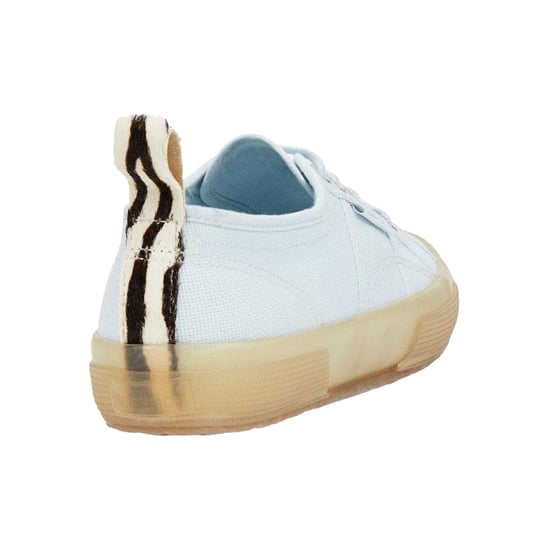 Superga Unisex 2750 Cotu Zebra Print Trainers voor volwassenen (Lichtblauw) - Image 2