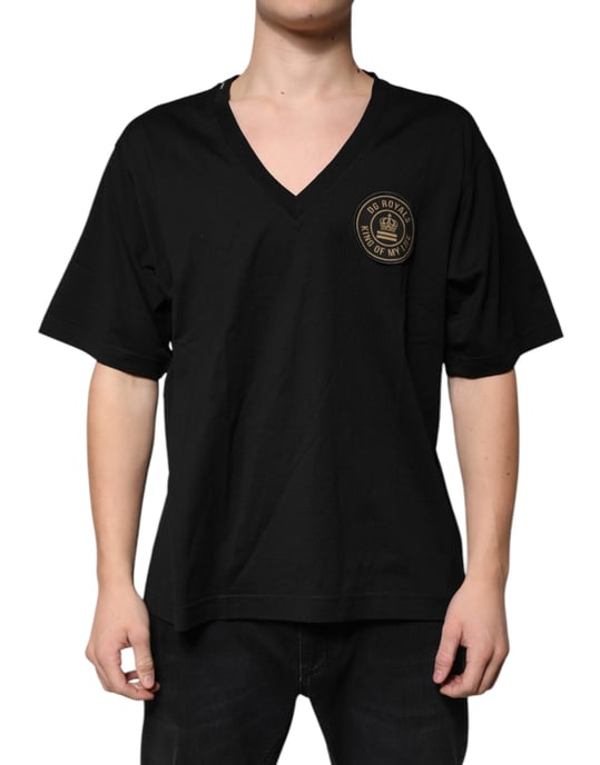 V-hals T-shirt Korte Mouwen - Image 1