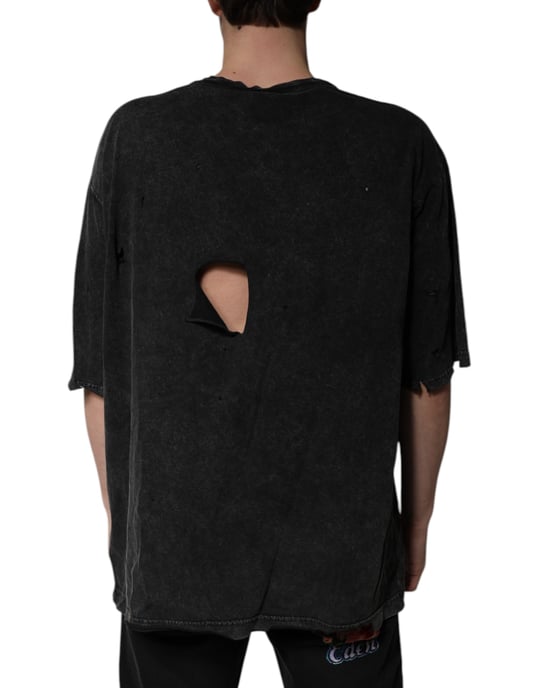 Leopard Grafische T-shirt Versleten - Image 4