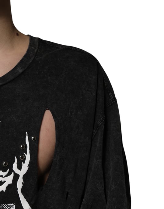 Leopard Grafische T-shirt Versleten - Image 5