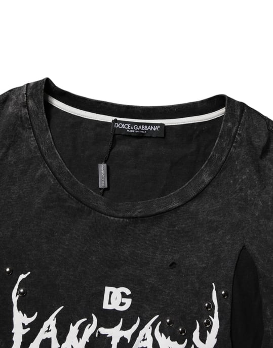 Leopard Grafische T-shirt Versleten - Image 6