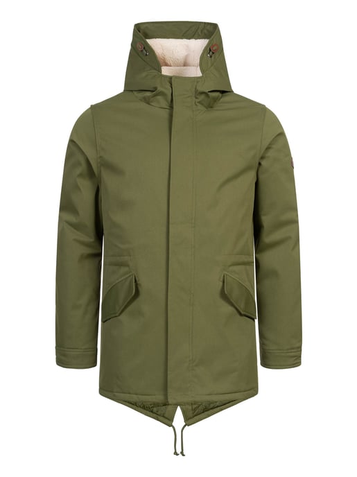 Alessandro Salvarini heren winterparka met teddovoering en capuchon - Image 2