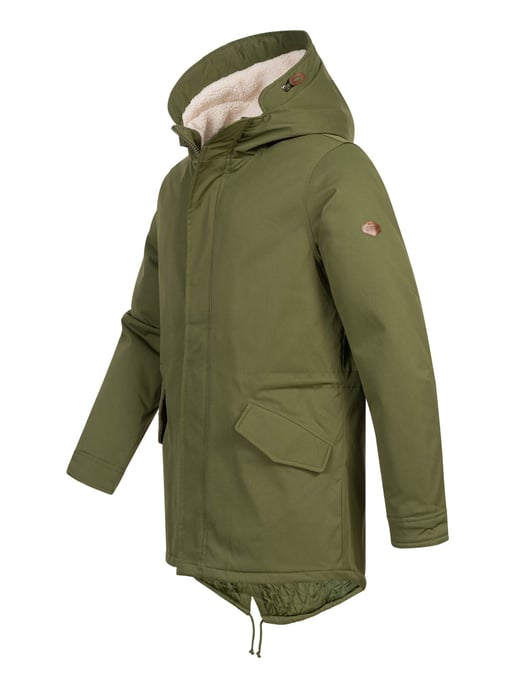 Alessandro Salvarini heren winterparka met teddovoering en capuchon - Image 3