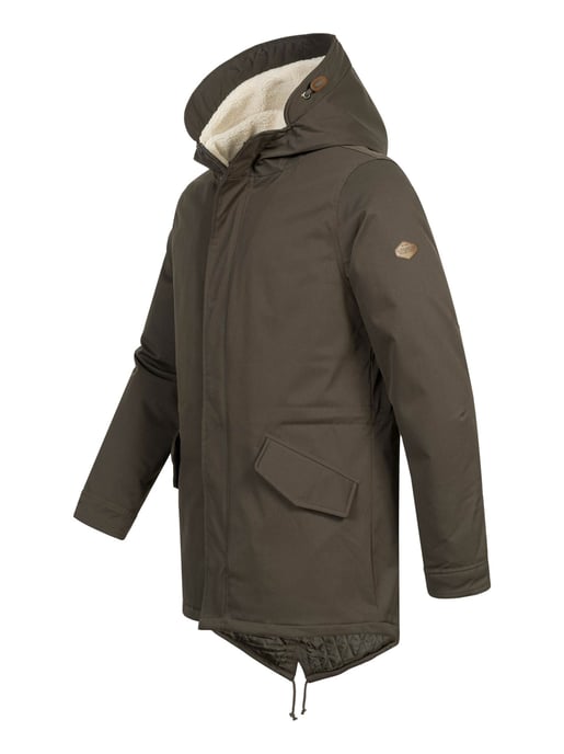 Alessandro Salvarini heren winterparka met teddovoering en capuchon - Image 3