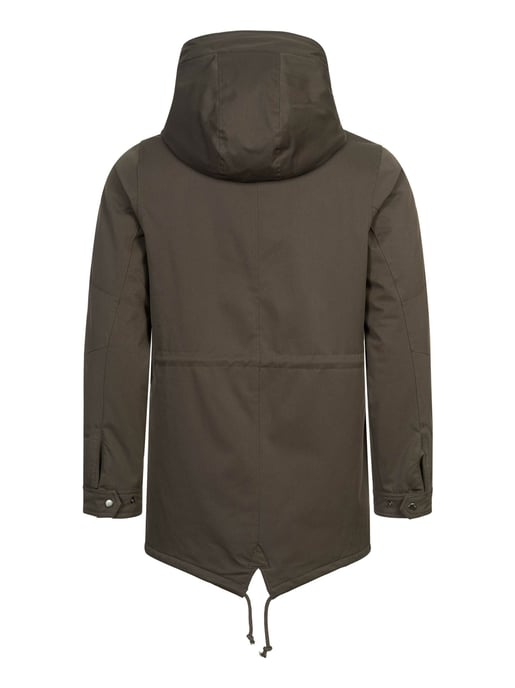 Alessandro Salvarini heren winterparka met teddovoering en capuchon - Image 4