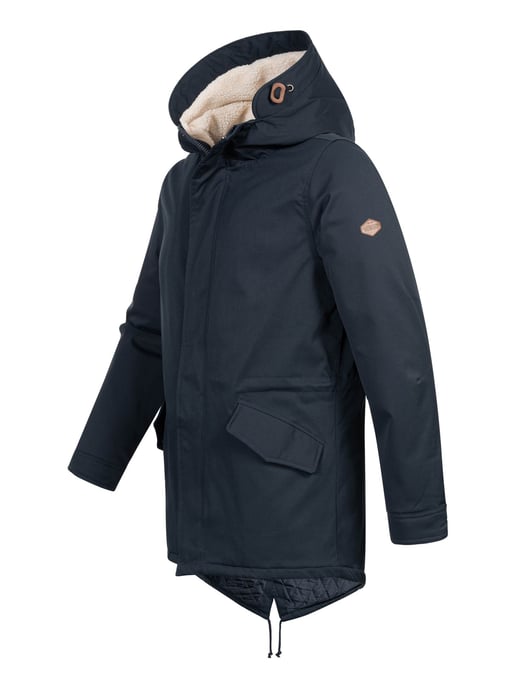 Alessandro Salvarini heren winterparka met teddovoering en capuchon - Image 3