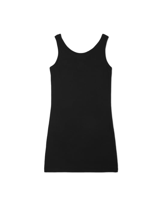 Jersey Rib Tank Top Mini Dress - Image 3