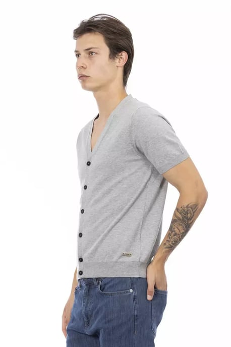 Korte Mouw V-hals Brei Cardigan - Image 2