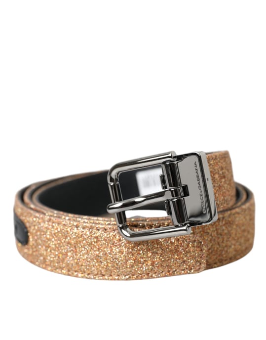 Glitterriem Goud - Image 1
