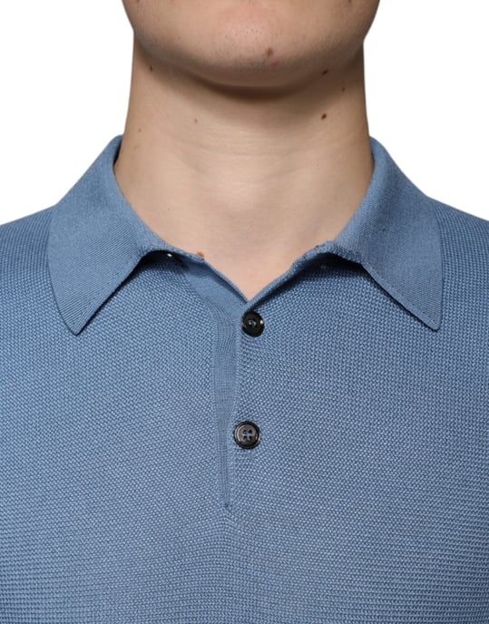 Gebreide Poloshirt Lange Mouwen - Image 5