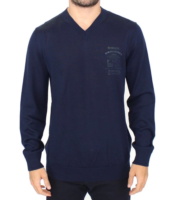V-hals Merino Wol Trui - Image 1