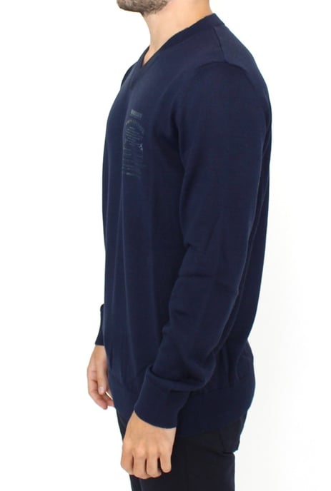 V-hals Merino Wol Trui - Image 2
