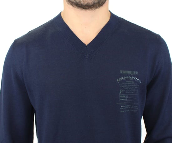V-hals Merino Wol Trui - Image 5