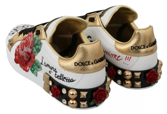 Pailletten Roze Sneakers Met Nieten - Image 5