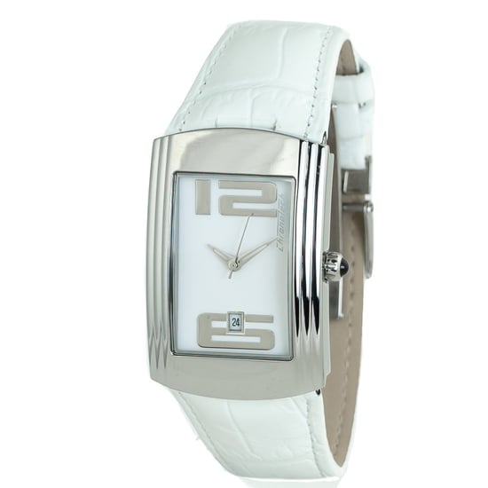 Chronotech Ct7017b06ac Witte Leren Horloge - Image 1