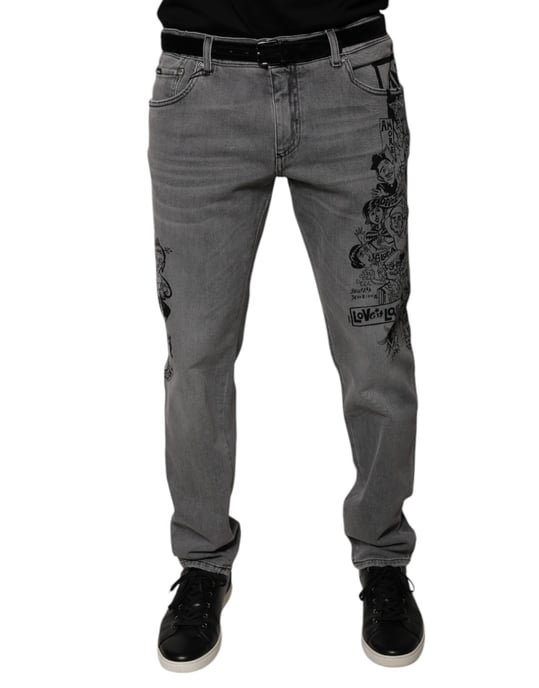 Rechtermouwen Jeans Love Is Love Stijl - Image 2