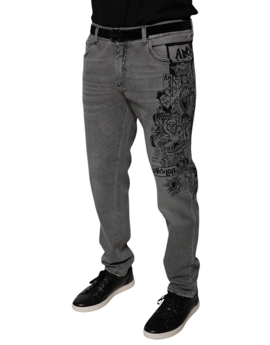 Rechtermouwen Jeans Love Is Love Stijl - Image 3