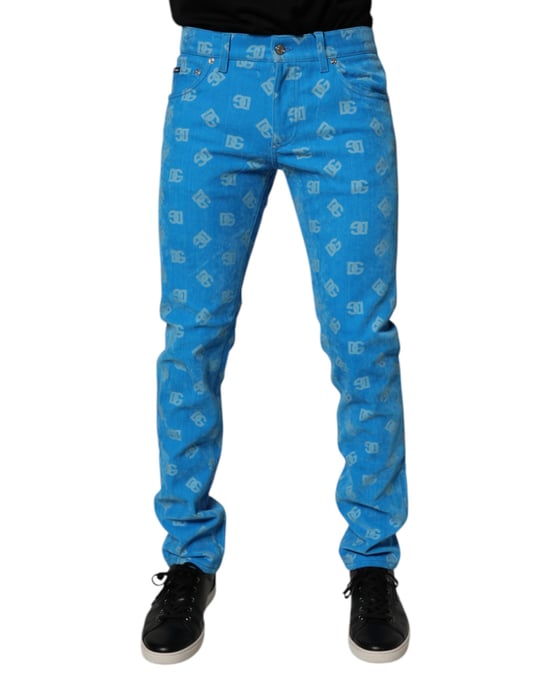 Rechtemodel Logo Print Jeans - Image 2