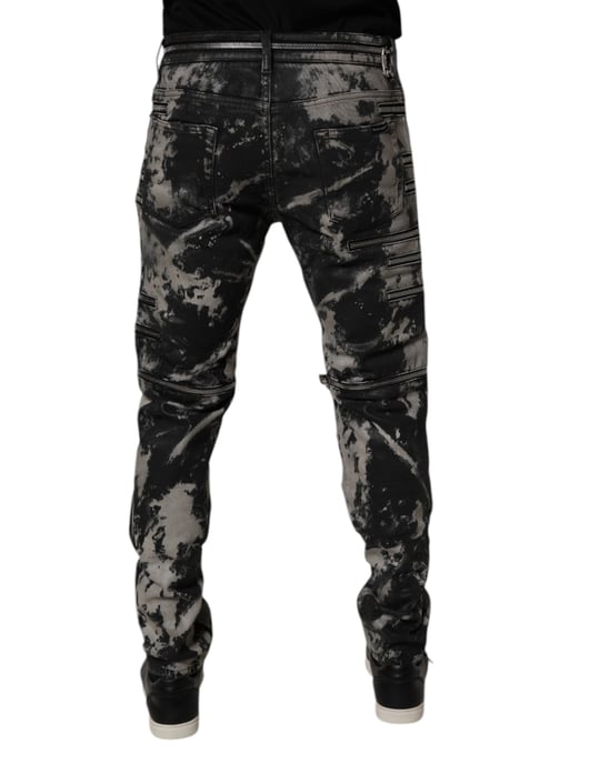 Zip Detail Slim Fit Jeans - Image 4