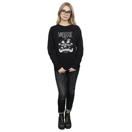 Disney Dames/Dames Mickey en Minnie Mouse Groot Paar Sweatshirt (Zwart) - Image 4