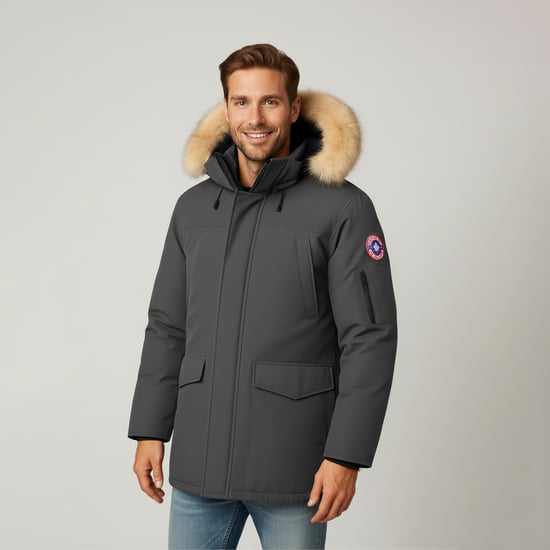 Subprime Jas winter Parka Tommy Grijs - Image 6