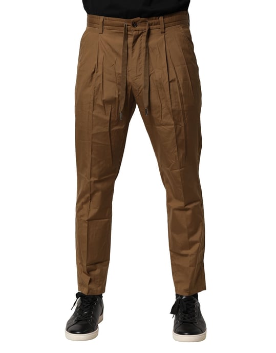 Ontspannen Pasvorm Casual Katoenen Broek - Image 1