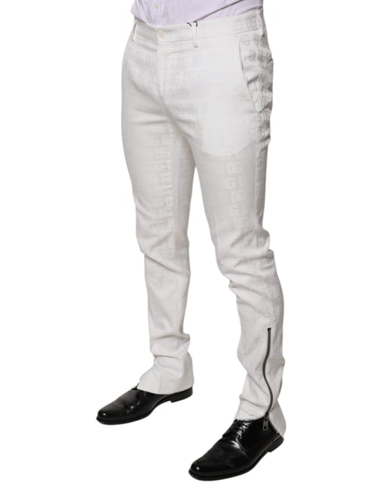 Broek Slim Fit Witte Logo - Image 3