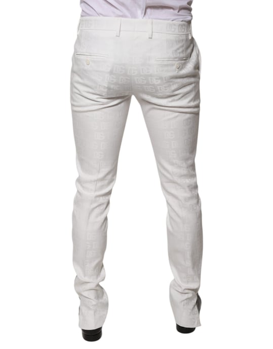 Broek Slim Fit Witte Logo - Image 4