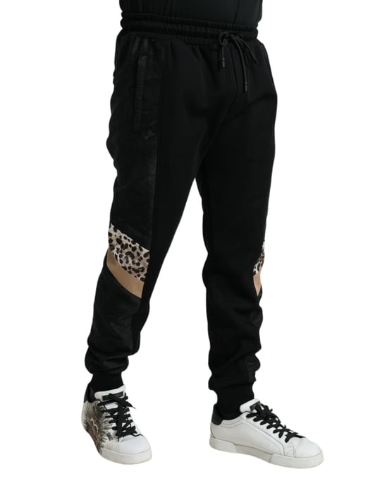 Leopardprint Paneel Joggingbroek - Image 2