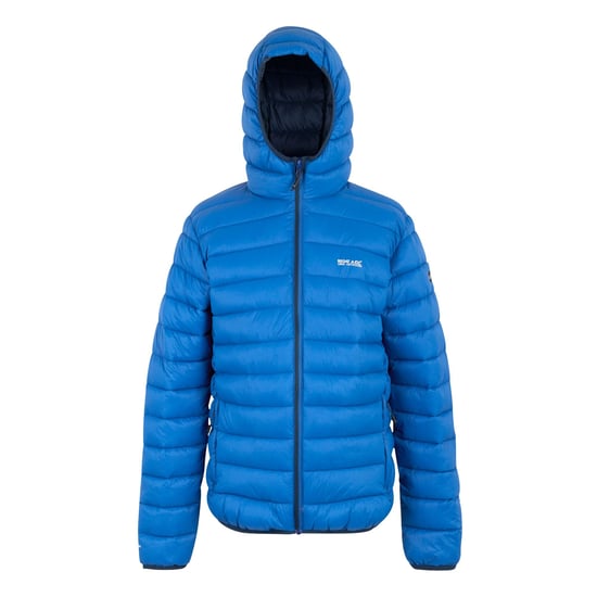 Regatta Heren Marizion gewatteerde jas met capuchon (Blauw) - Image 1