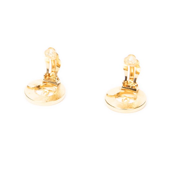 CC Round Clip On Earrings Oorbellen - Image 4
