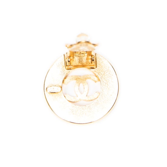CC Round Clip On Earrings Oorbellen - Image 5