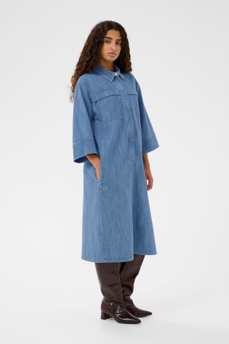 Denim Jurk SLNinnie Denim Jurk Regular fit - Image 2