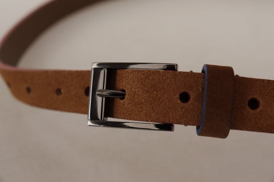 Suède Leren Riem Met Metalen Gesp - Image 5