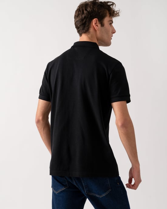 Paddy Poloshirt in Zwart - Image 2