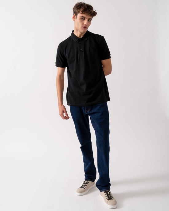 Paddy Poloshirt in Zwart - Image 3