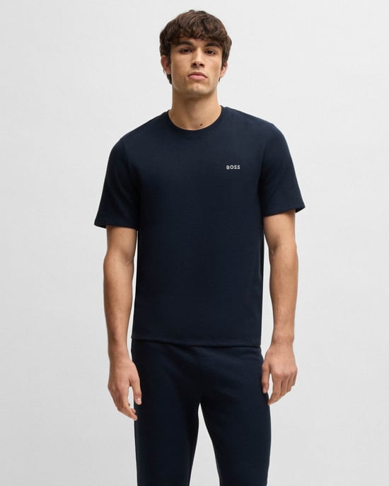 Pyjama T-shirt in Donkerblauw - Image 1