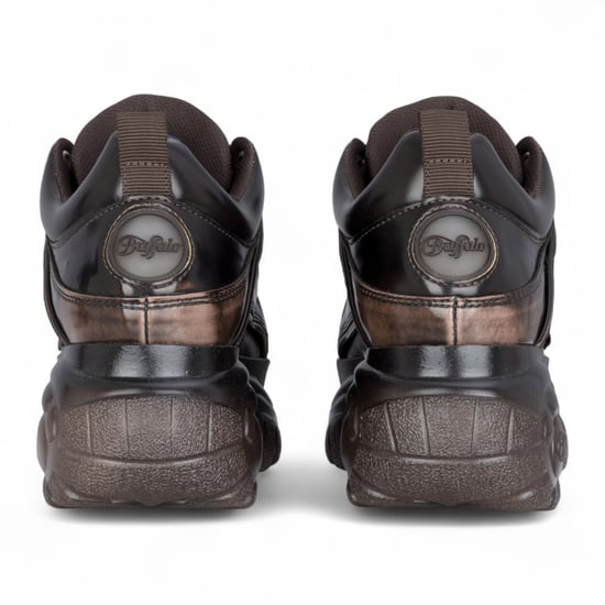 Buffalo Dames Vintage Bruine Chunky Platform Fashion Sneakers - 1339-14-VNTG - Image 5