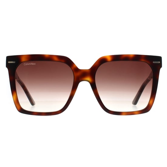 Calvin Klein CK22534S 220 bruin havana bruin gradiënt zonnebril - Image 1