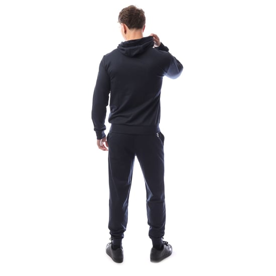 Heren Emporio Armani EA7 Core Identity Trainingspak met volledige rits in marineblauw - Image 2