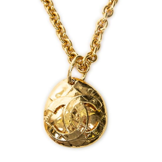 CC Oval Pendant Chain Necklace  Ketting - Image 2