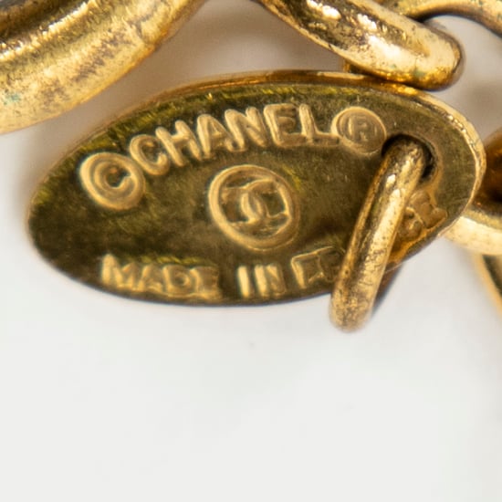 Quilted CC Pendant Chain Necklace  Ketting - Image 3