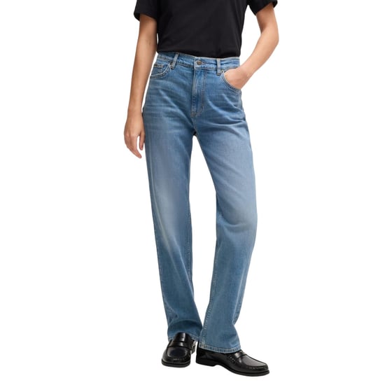 Boss Dames/Dames Ada Hoge Taille Jeans (Blauw) - Image 4