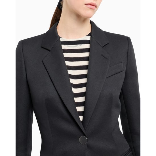 Armani Exchange Effen blazer dames/dames (Zwart) - Image 3