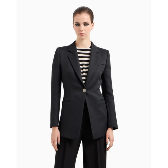 Armani Exchange Effen blazer dames/dames (Zwart) - Image 4