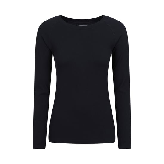 Mountain Warehouse Dames/Dames Carmel Geribbelde Naadloze Thermo Top (Zwart) - Image 1