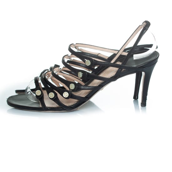 Gucci zwarte sandalen met Gucci-knopen - Image 2
